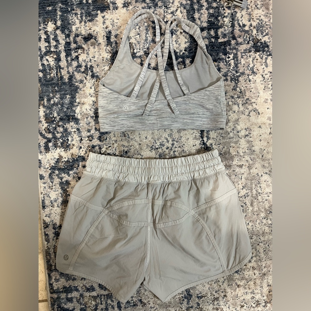 Lululemon set, 2 pieces. Bra and shorts